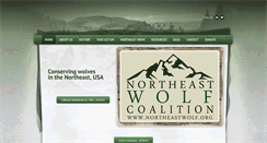 Desktop Screenshot of northeastwolf.org