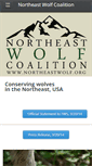 Mobile Screenshot of northeastwolf.org